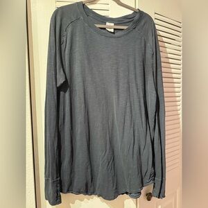 We The Free Long Sleeve Tee in Dusty Blue